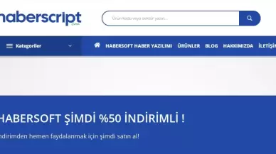 HaberScipt.Com Haber Yazılımı Satış Sitesi Açıldı. En Uygun Yazılımlar Burada !