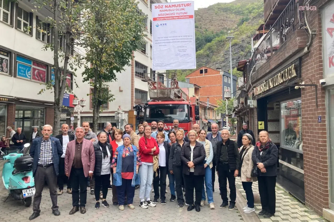 Artvin halkı siyanür tesisi için karşı duruş sergiliyor